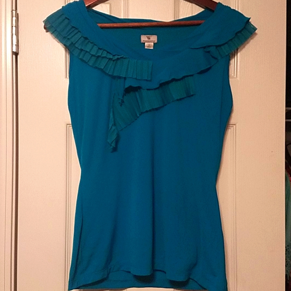 Turquoise blouse